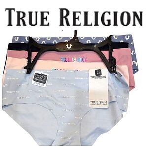 True Religion True Skin Laser Cut Seamless 5-PK Hipster